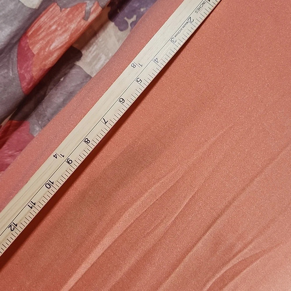 Vintage Peach Tie Back V Neck Polka Dot Maxi Dress - Picture 9 of 13